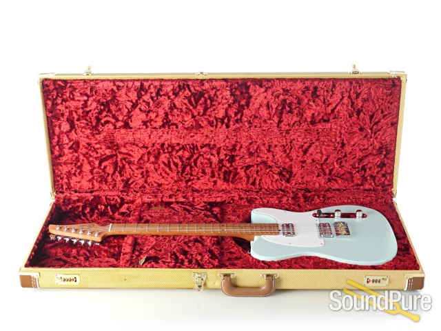 Suhr Custom Classic T Antique Sonic Blue Guitar #63272 Used — image 4