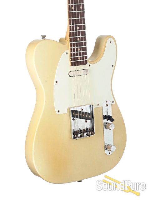 Mario T-Style Nicotine Blonde Electric Guitar #322641 — image 3