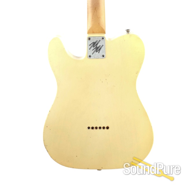 Mario T-Style Nicotine Blonde Electric Guitar #322641 — image 5