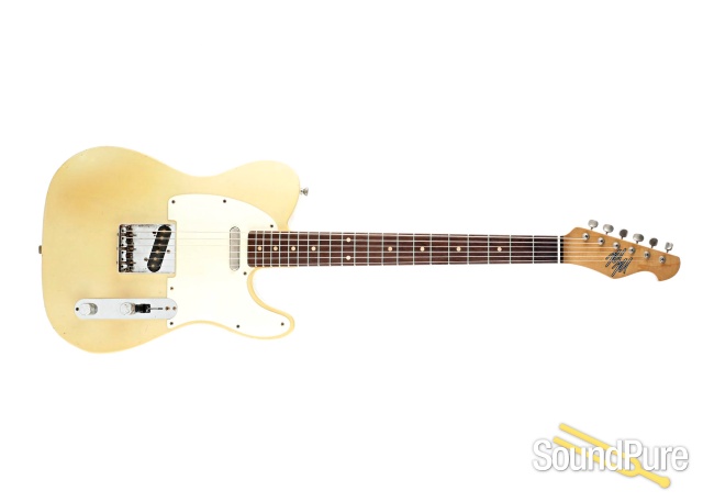 Mario T-Style Nicotine Blonde Electric Guitar #322641 — image 8