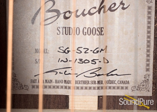 Boucher SG-52-GM Adirondack/EIR Acoustic #IN-1305-D - Used — image 2