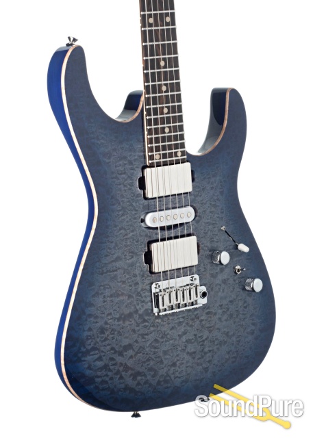 Anderson Angel Abalone/Blue Burst Electric Guitar #02-22-22N — image 2