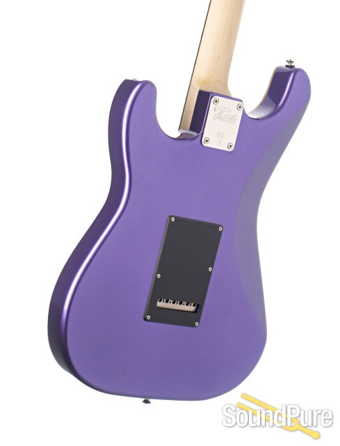 Tuttle Tuned S Plum Crazy Racing Stripe Electric Guitar #718 — image 3