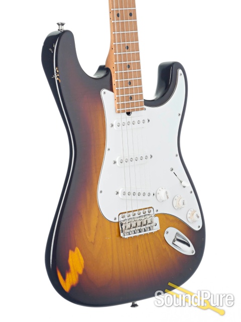 Suhr Custom Classic S Antique 2-Tone Burst #62906 - Used — image 2