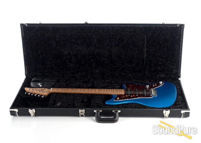 Anderson Raven Classic Satin Candy Blue Guitar #02-15-22P — image 4