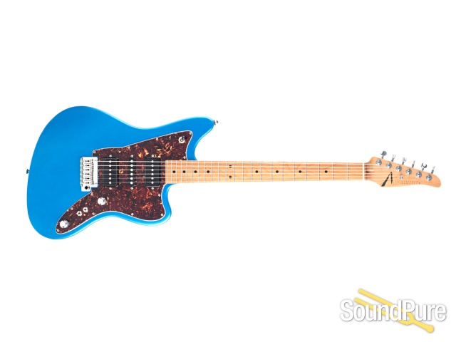 Anderson Raven Classic Satin Candy Blue Guitar #02-15-22P — image 8