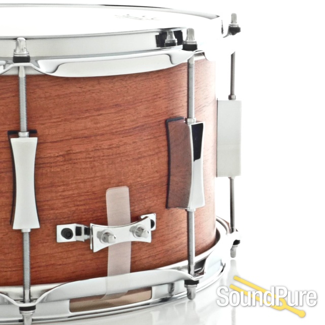 Pork Pie 7x12 Maple Snare Drum-Bubinga Veneer — image 3