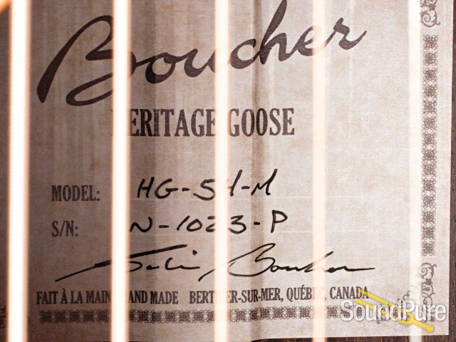 Boucher Heritage IRW Parlor Acoustic Guitar #HG-54-M — image 2