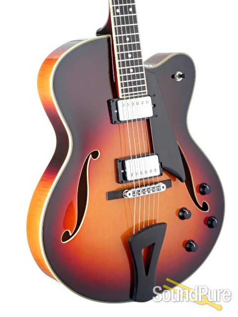 Comins GCS-16-2 Autumn Burst Archtop Guitar #218064 — image 2
