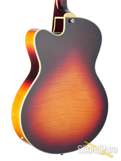 Comins GCS-16-2 Autumn Burst Archtop Guitar #218064 — image 3