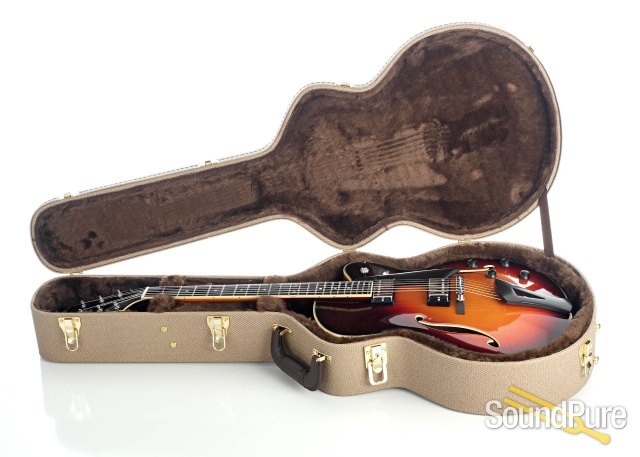 Comins GCS-16-2 Autumn Burst Archtop Guitar #218064 — image 4