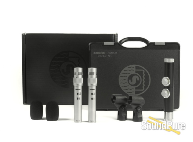 Shure KSM141/SL Stereo Pair Dual Pattern Microphones — image 1