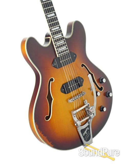 Eastman T64/V-GB Thinline Electric Guitar #13850104 - Used — image 4