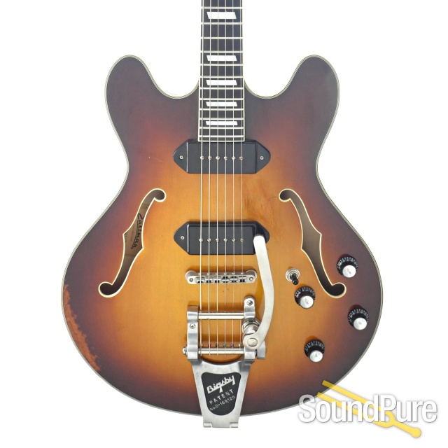 Eastman T64/V-GB Thinline Electric Guitar #13850104 - Used — image 1