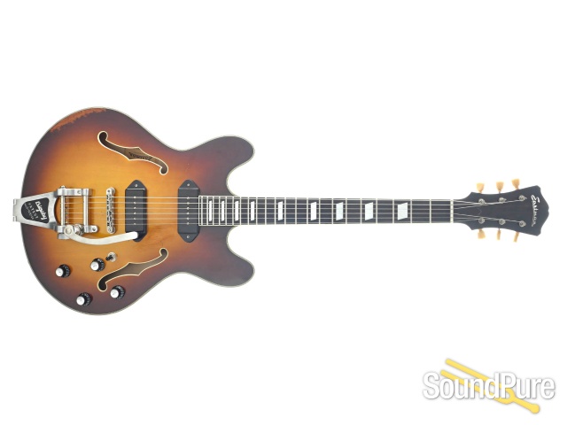 Eastman T64/V-GB Thinline Electric Guitar #13850104 - Used — image 10