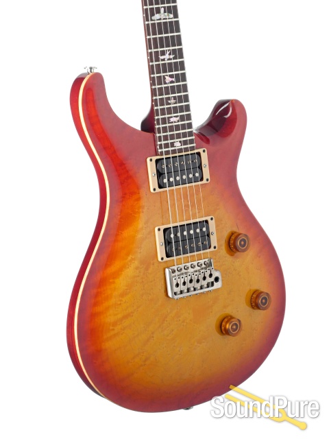 PRS Custom Birdseye Maple Cherry Sunburst #12902 - Used — image 2