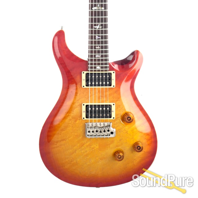 PRS Custom Birdseye Maple Cherry Sunburst #12902 - Used — image 1
