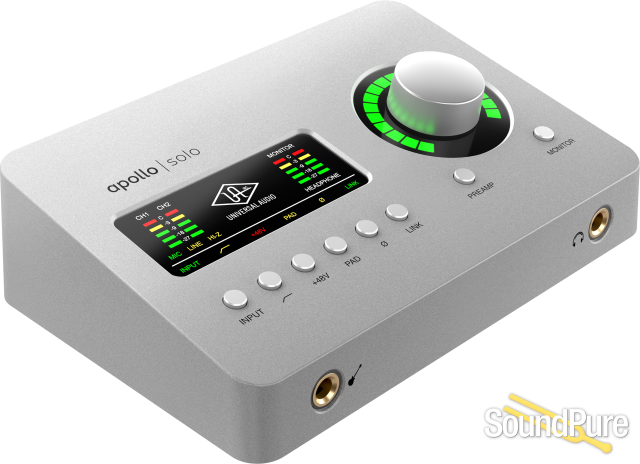 Universal Audio Apollo Solo USB 3 Interface - Refurbished — image 2