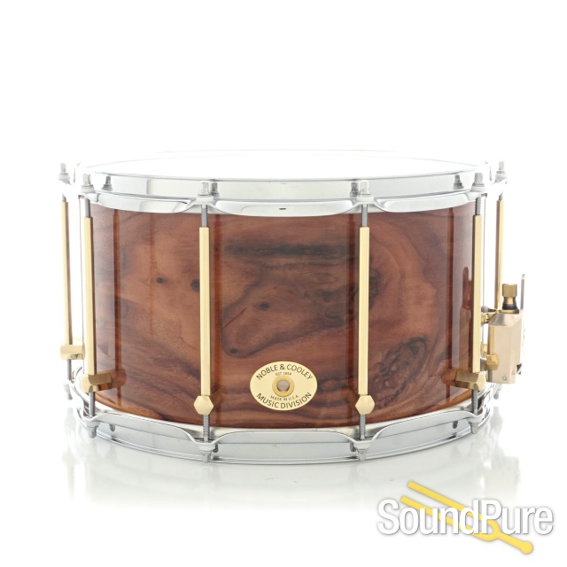 Noble & Cooley 8x14 SS Classic Walnut Snare Drum-Gloss — image 1