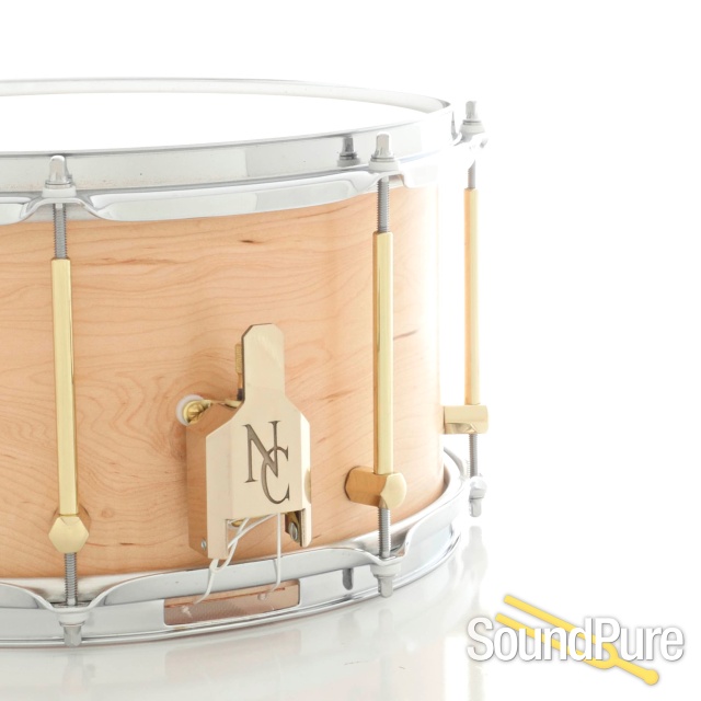 Noble & Cooley 7x13 SS Classic Maple Snare Drum-Natural Oil — image 3