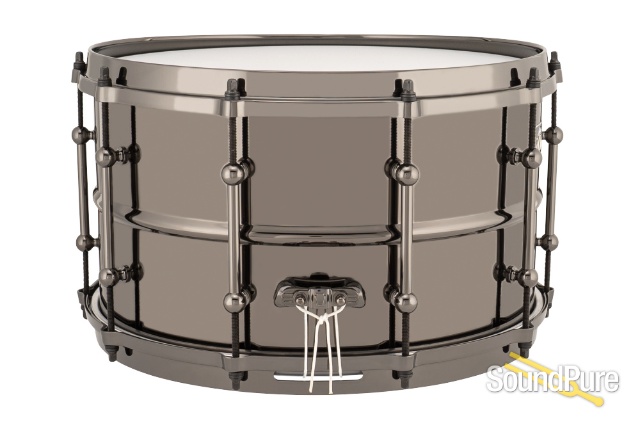 Ludwig 8x14 Universal Brass Snare Drum-Black Nickel — image 2