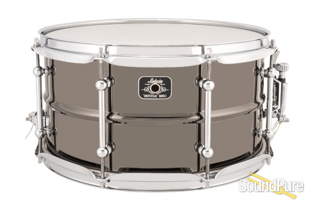 Ludwig 7x13 Universal Brass Snare Drum-Chrome — image 1