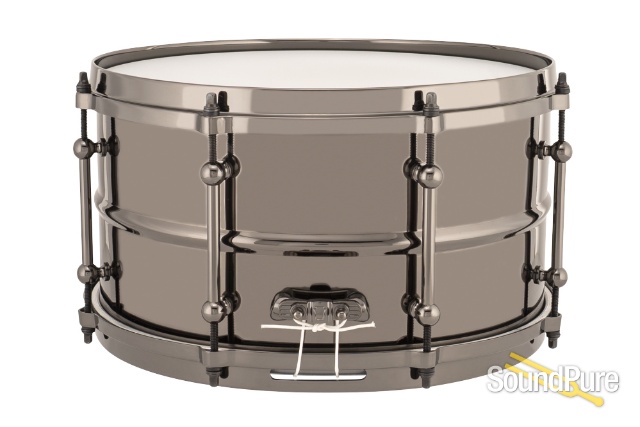 Ludwig 7x13 Universal Brass Snare Drum-Black Nickel — image 2