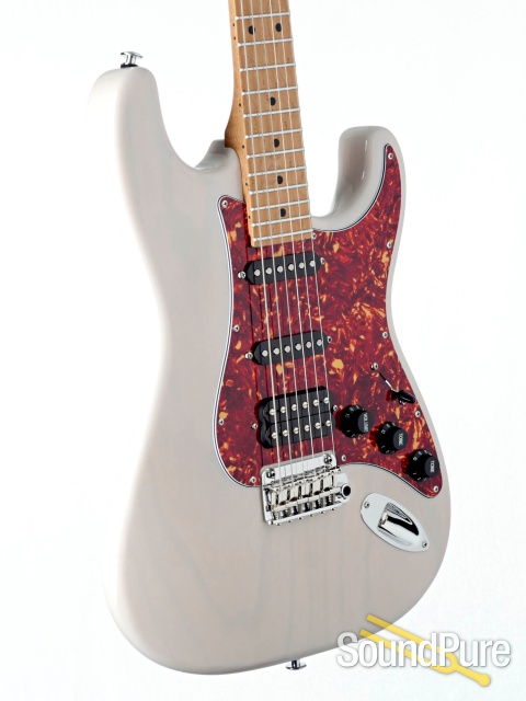 Suhr Classic S Paulownia Trans White Electric Guitar #66852 — image 2