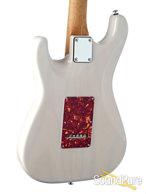 Suhr Classic S Paulownia Trans White Electric Guitar #66852 — image 3