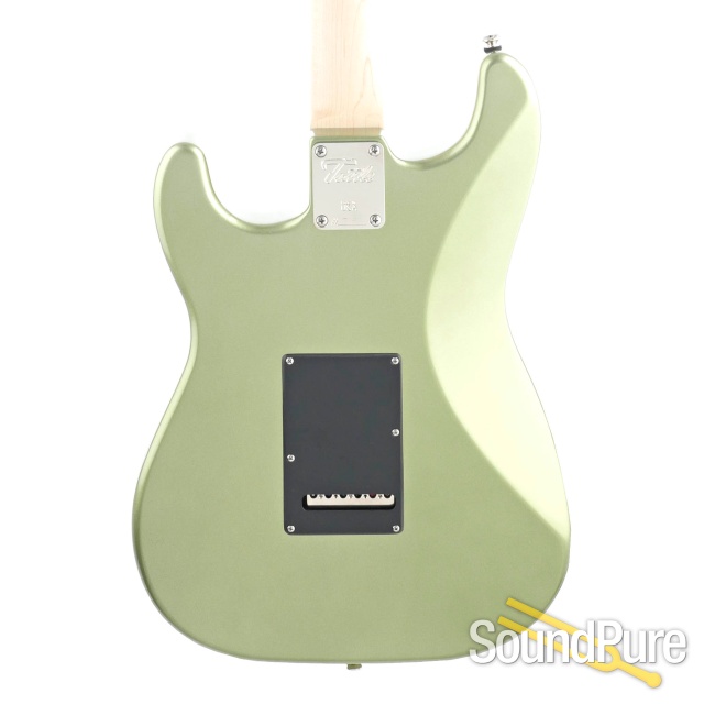 Tuttle Tuned S Star Lime Racing Stripe Electric Guitar #719 — image 5