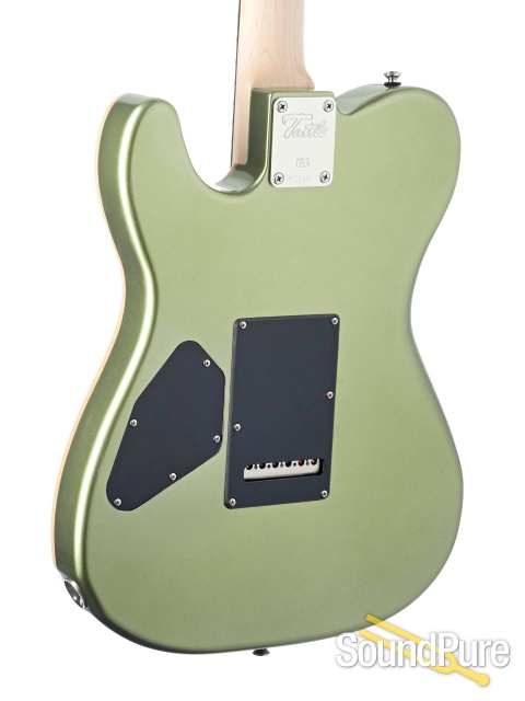 Tuttle Tuned T Star Lime Racing Stripe Electric Guitar #720 — image 3