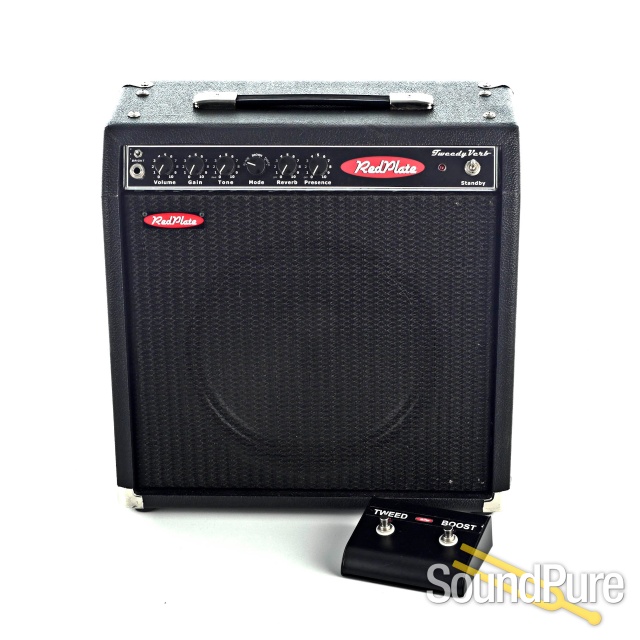 Red Plate Tweedy Verb Combo Amp #000219 — image 1