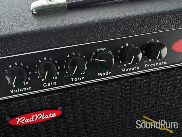 Red Plate Tweedy Verb Combo Amp #000219 — image 5