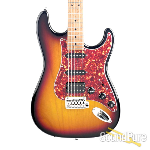 Suhr Classic S Paulownia Trans 3 Tone Burst Guitar #66833 — image 1