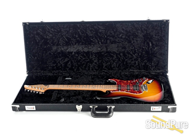 Suhr Classic S Paulownia Trans 3 Tone Burst Guitar #66833 — image 4