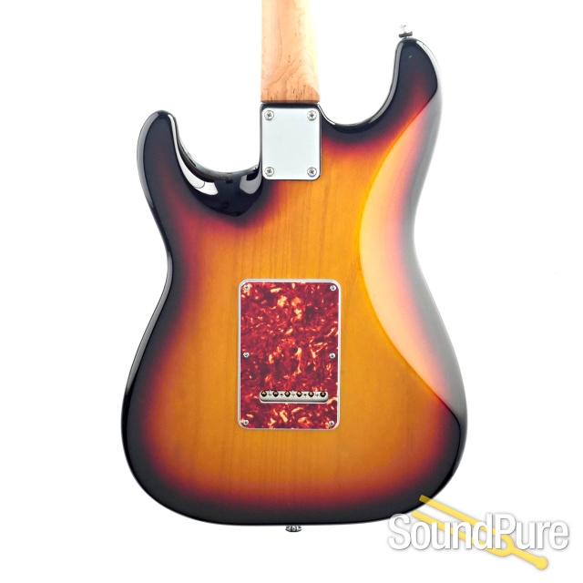 Suhr Classic S Paulownia Trans 3 Tone Burst Guitar #66833 — image 5