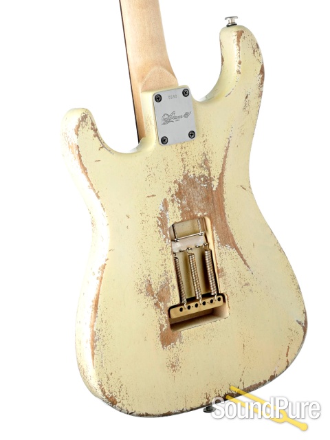 Luxxtone Choppa S Destroyed Relic Electric Guitar #0590 — image 3
