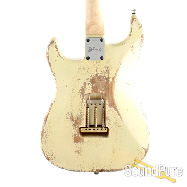 Luxxtone Choppa S Destroyed Relic Electric Guitar #0590 — image 5