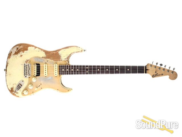 Luxxtone Choppa S Destroyed Relic Electric Guitar #0590 — image 8