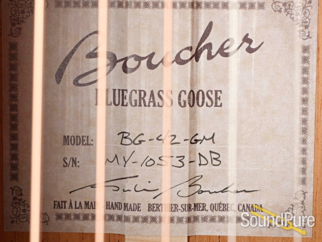 Boucher BG-42-GM Adirondack/Mahogany Dread #MY-1053-DB — image 2
