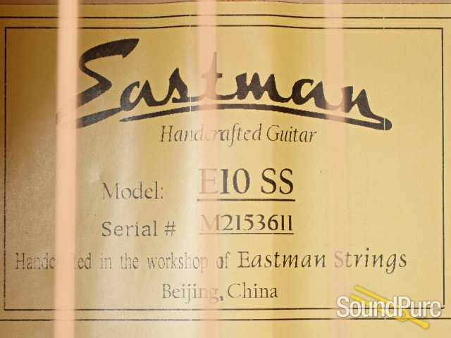Eastman E10SS Addy/Mahogany Acoustic #M2153611 — image 2