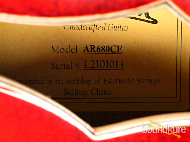 Eastman AR680CE John Pisano Signature Archtop #L2101013 — image 9