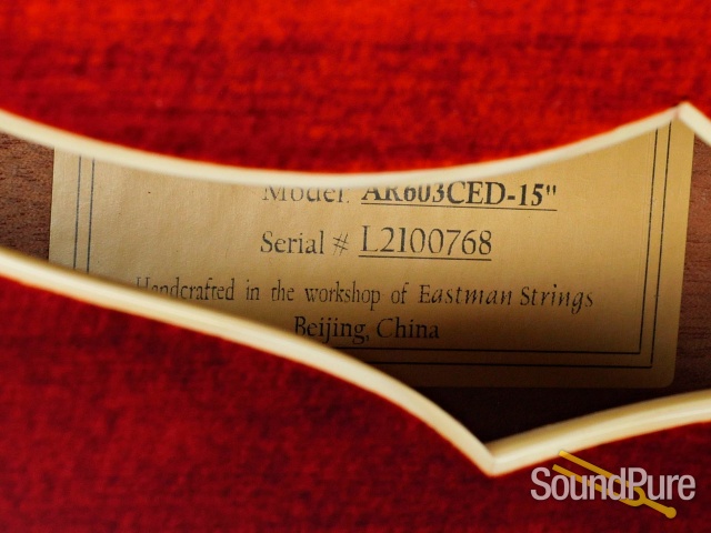 Eastman AR603CED-15 Classic Archtop #L2100768 — image 2