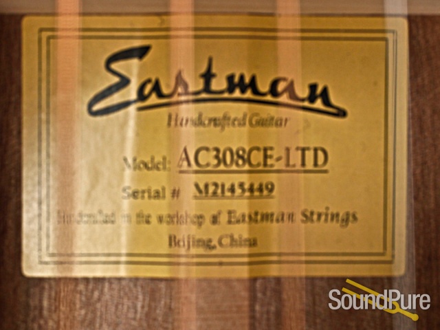 Eastman AC308CE-LTD Sitka/Mahogany Acoustic #M2145449 — image 2