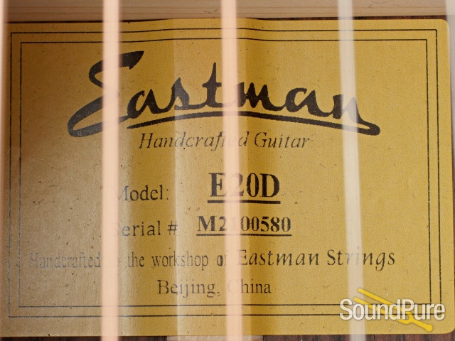 Eastman E20D Adirondack/Rosewood Acoustic #M2100580 - Used — image 2
