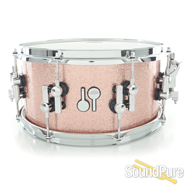 Sonor 6.5x13 SQ2 Vintage Beech Snare Drum-Copper Sparkle — image 1