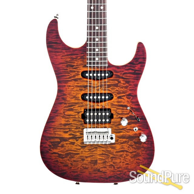 Anderson Drop Top Ginger Burst Electric Guitar #04-18-22N — image 1