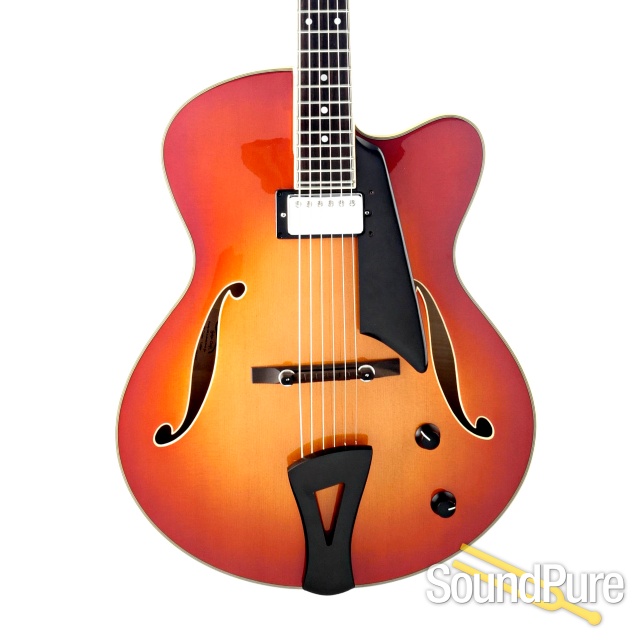 Comins GCS-16-1 Violin Burst Archtop Guitar #118126 - Used — image 1