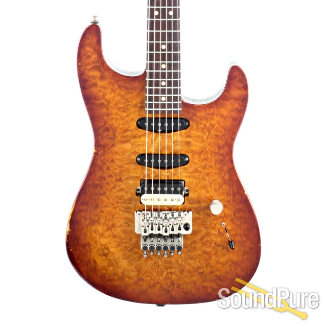 Luxxtone El Machete Geode Electric Guitar #596 — image 1