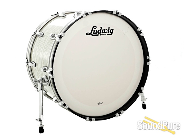 Ludwig 3pc Classic Maple Fab Drum Set Olive Pearl — image 3